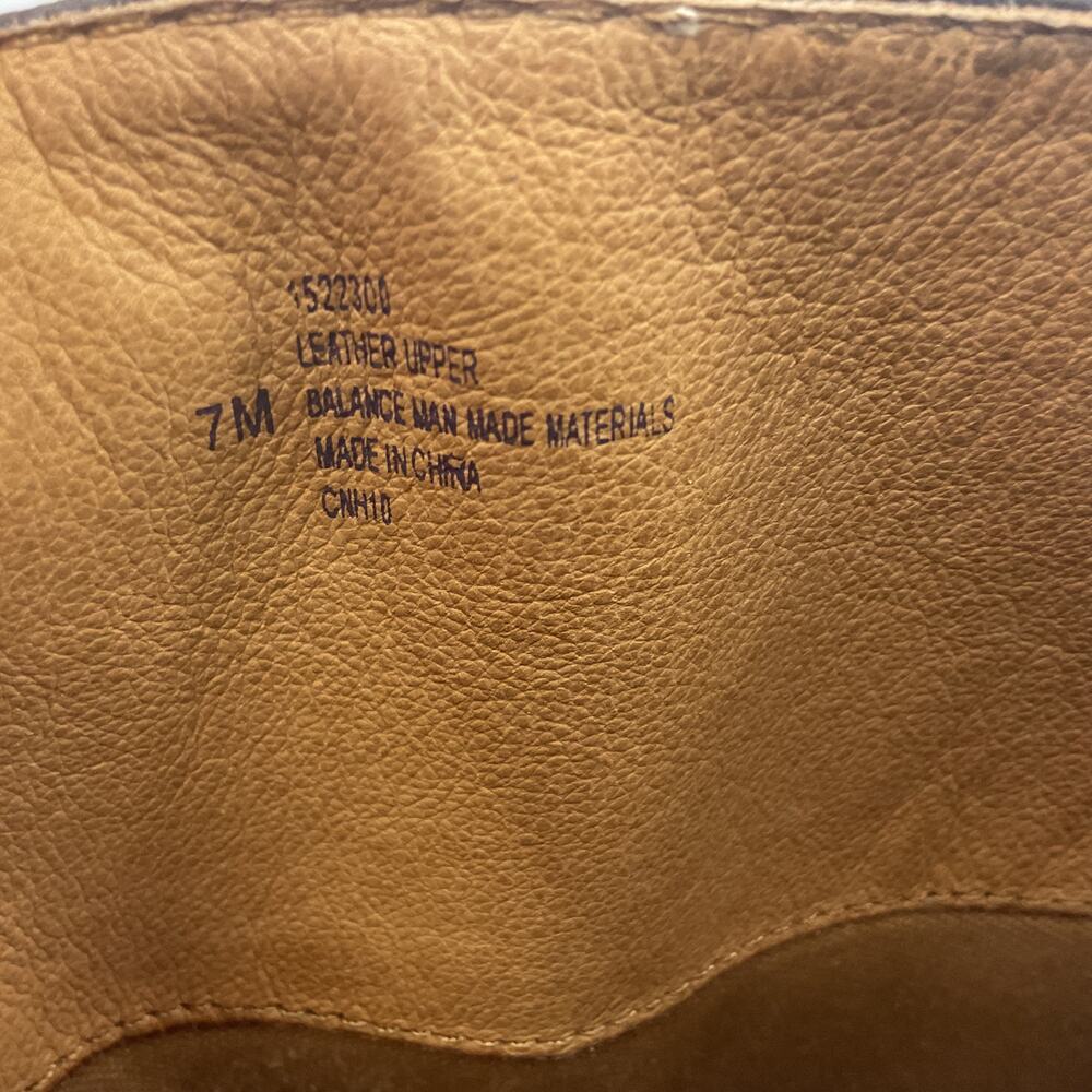 Sofft Brown Ankle Boots with Cream Stitching - Picture 5 of 7